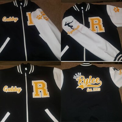Personalized Kids Varsity Jacket , Custom Toddler Letterman Jacket ...