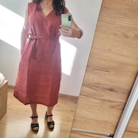 Linen Dress - OS1434-110 main image 0