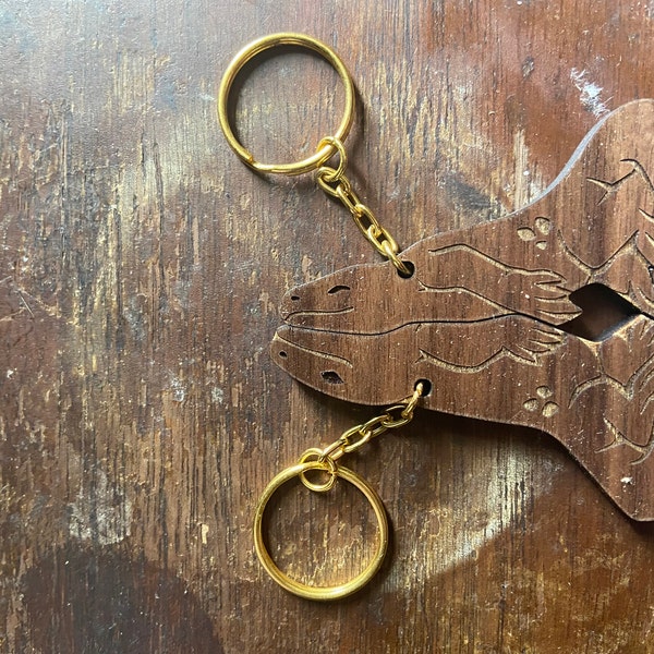 Custom Animal Interlocking Keychains - Etsy