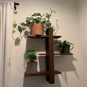 Walnut Shift Shelf - the Original - Solid Wood Wall Decor