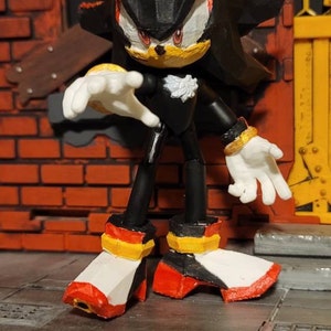Sonic the Hedgehog Custom 3D Printed Jakks Pacific Shadow Sonic the Hedgehog Custom 3D Printed Jakks Pacific Shadow
