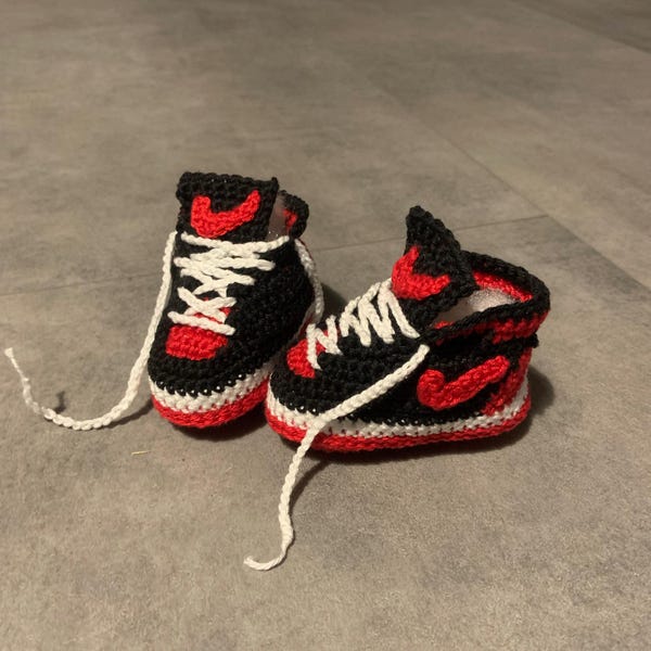Crochet Jordans 1 Pattern, Jordan Crochet Shoes - Etsy