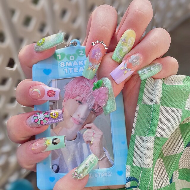 Ateez フィーバー: エピローグ ネイル デカール | Ateez ウォーター