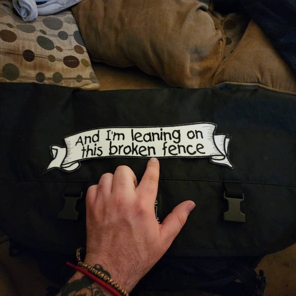 Embroidered Custom Ribbon Rocker Patch Personalized Patch Custom Patch ...