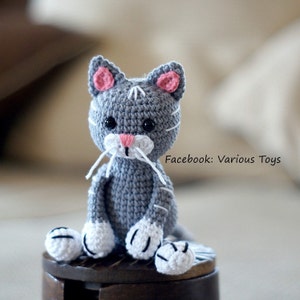 Tutoriel Pattern Amigurumi Chat Crochet Pdf Francais Etsy Israel