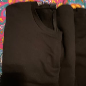 Black Midi Loose Dress/oversize Short Sleeve Tunic/plus Size Black Maxi ...