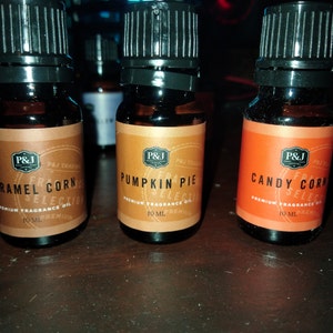 Halloween Set of 6 Premium Grade Fragrance Oil - Autumn Wreath, Pumpkin Pie,  Candy Corn, Marshmallow, Night Air, and Caramel Corn - 10ml - Etsy