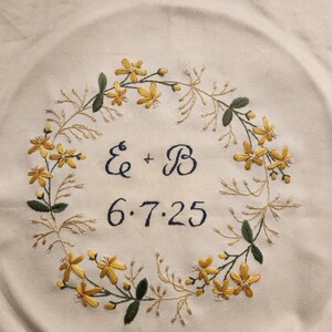 専用ページ☆刺繍のおまとめ セントジョンズワートの花輪刺繍パターン：夏の花柄デザイン（PDF +