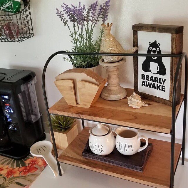 Bearly Awake Coffee Bar Sign Pallet Sign Wood Sign Etsy