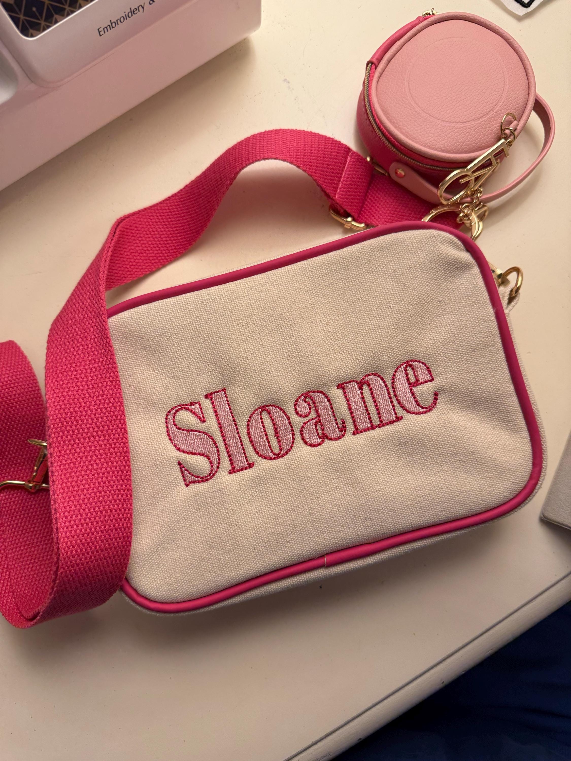 Customer project using Elegant Block Font Kate embroidery design