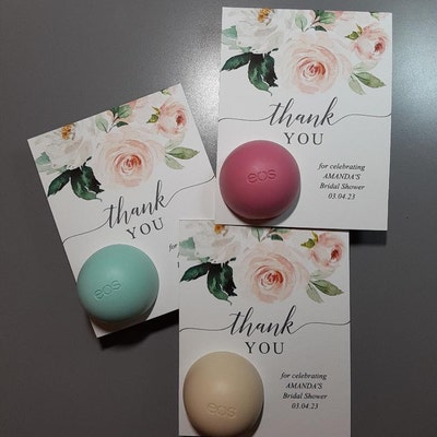 EOS Lip Balm Bridal Shower Favors, Printable, Thank You Favors, Easy ...