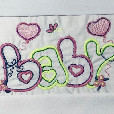 Baby Embroidery Design Newborn Embroidery Designs Machine Embroidery ...