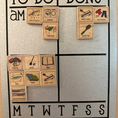 Custom Chore Chart Magnet Design Your Own Calendar Magnet for Magnet ...