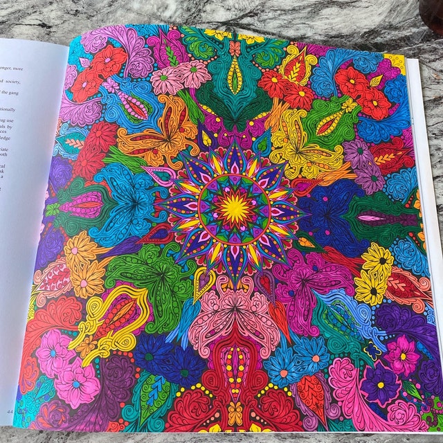Surreal Paintings Coloring Book for Adults: Trippy Coloring Book for Adults  Featuring Surreal Art To Color In for Anxiety Relief and Relaxation :  Publications, Chameleon, Adams, Yash: : Books