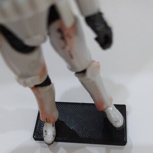 Action Figure Foot Peg Display Stands, Custom Sizes, Custom Pegs Fits ...
