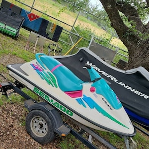 Yellow Graphics & Decal Sticker Kit For 2002 Yamaha Waverunner XLT 800