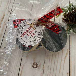 Printable Christmas Cookie Tag Merry Christmas Coal Company Coal ...