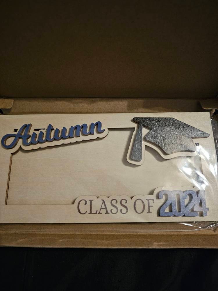 Personalisierter Geldhalter zum Abitur 2025, Personalisiertes Geschenk für Abiturient, Geschenk für High School Senior, Personalisierter Geldhalter mit Namen MH12