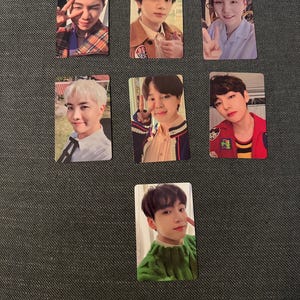 BTS memories  2021 BD  メモリーズ BTS Memories 2021 Blu-ray Official photocard RM JIN SUGA J
