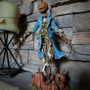 Scarecrow Statue,full Color Resin Sculpture | Gothic Halloween