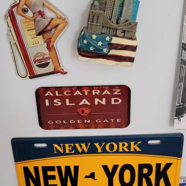 Vintage Alcatraz Sign Reproduction Alcatraz Prison Sign Vintage