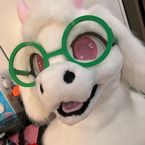 毛皮のような着ぐるみヘッド ベース ドラゴン ケモノ V2 可動顎 3D
