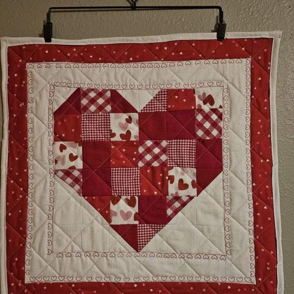 Patchwork Heart PDF Quilt Block Pattern - Etsy