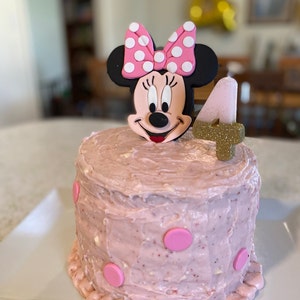 Minnie Mouse Minnie Mouse Sugar Cake Decoration Minnie Mouse - Etsy