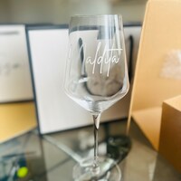 Custom Engraved Stemless Wine Glass - Personalized Monogramed, 15 Oz, Made In The USA Wine Glass Tumbler Cup For Her Monogrammed Gifts For Women Birthday Christmas Wedding Bridesmaid - Foto 8