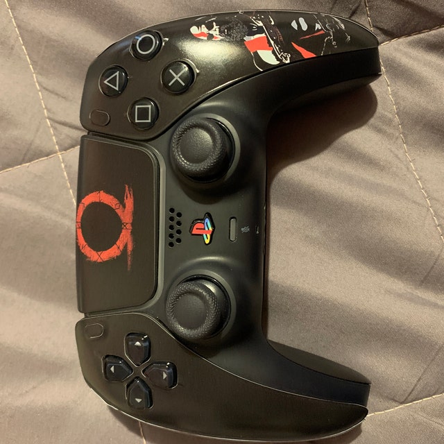 God of War PS5 Controller & Console Skin Kratos Ragnarok 