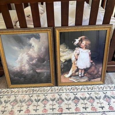 Vintage Nursery Art Gallery Wall Woodland Home Decor Set Boy's Room ...