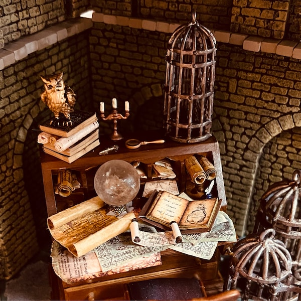 Miniature Scrolls and 2 Book Set - Etsy