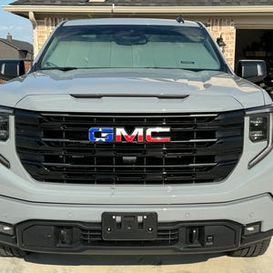 Fits 2007-2024 GMC SIERRA only!! Pre-cut (domed) 3M emblem overlay: Texas Flag