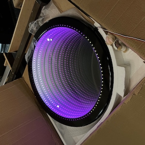 İnfinity Mirror Wall Decor, İnfinity Effect, LED Light Wall Decor ...