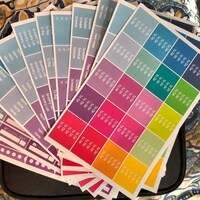 Planner Stickers Erin Condren Life Planner eclp 55 Flag Circle ...