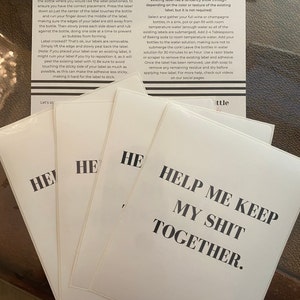 Help Me Keep My Shit Together Will You Be My Bridesmaid Bridesmaid ...