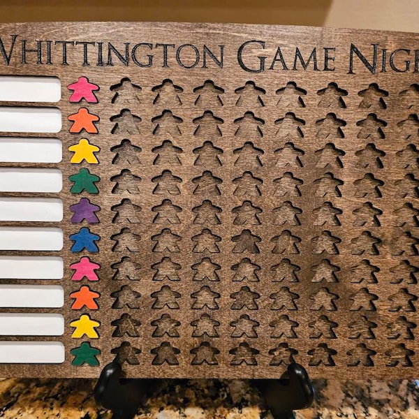 10x10 Game Tracker / Board Game Tracker / Game Challenge Board / Board ...