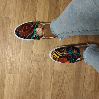 huaraches con girasoles