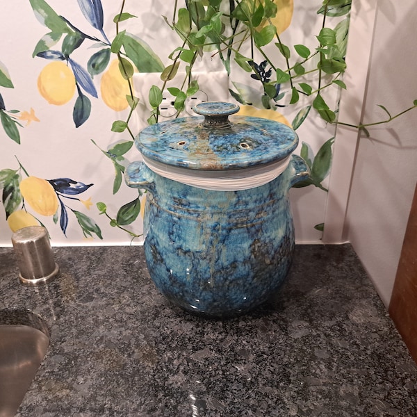 Pottery Compost Pot / Compost Bin / Composting / Pottery Jar /pottery ...