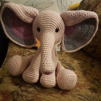 Buy Everly the Elephant Crochet PDF Pattern ONLY Digital File Online in ...