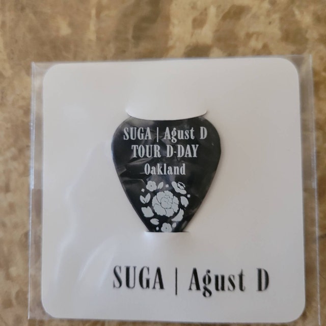 SUGA | Agust D Guitar Pick Fan-made D-day Tour Memento BTS
