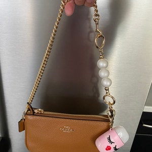 suitable for COACH Mahjong Bag Chain Bag Pearl Extender Chain Accessories  Underarm Bag Shoulder Strap Messenger Bag Extended Decorative Chain