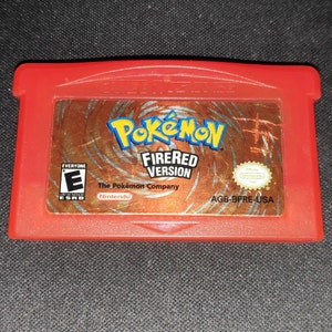 Pokemon Fire Red Version GBA Great Condition Fast Shipping