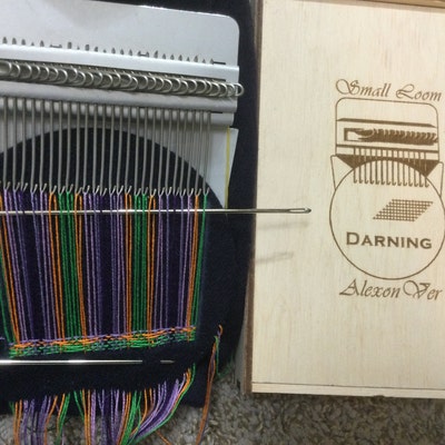 Speedweve 28 Hooks Small Loom Easy Darn Weaving Loom Darning Loom