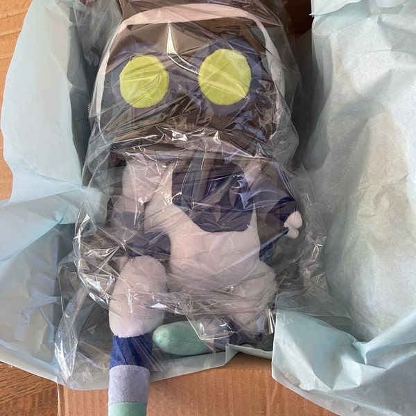 Grande Peluche Courage le chien froussard neuf et authentique 75cm rare