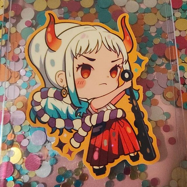 Yamato | One Piece Vinyl Matte Sticker L Chibi - Etsy