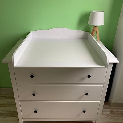 Puckdaddy Thore Changing Top Unit With Panel 108x80x15 Cm White for the ...