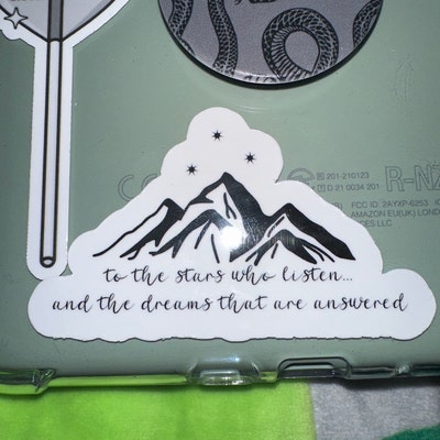 To the Stars That Listen Sticker ACOTAR Book Club Sticker Kindle ...