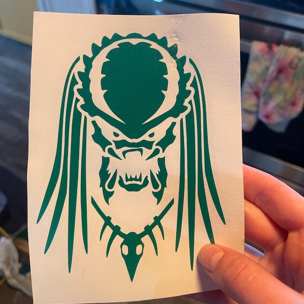 Predator Decal- /vinyl Decal/ Glass Block Decal/ Car Decal/ Christmas ...