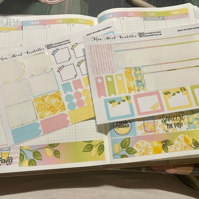 Happy Planner Printable Stickers Classic Vertical Weekly Kit, Cozy Fall ...